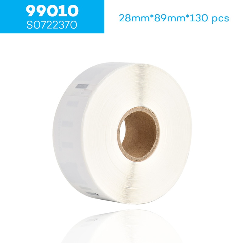 99010 etiketter 28mm*89mm termisk papir kompatibelt til dymo labelwriter 400 450 450 turboskriver slp 440 450 130 stk/rull