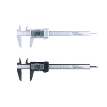 Caliper Ruler Carbon Fiber Composites LCD Digital Caliper 0-150mm Gauge Micrometer Measuring Toolwith Inch to MM Conversion