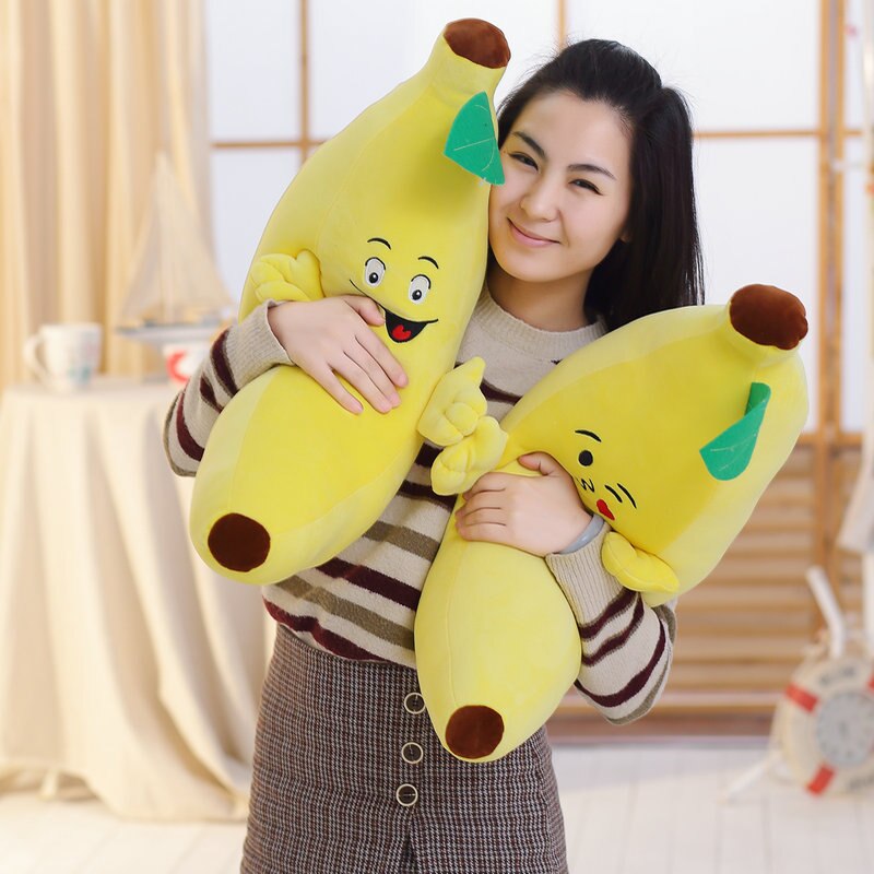 Oreillers de couchage en forme de banane, coussins de #39 en coton rembourrés, super doux, décoration de chambre d'enfant, jouets, 4 styles