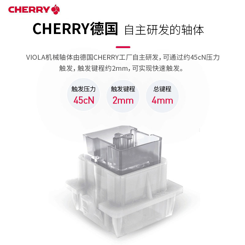 Oryginalny przełącznik klawiatury Cherry VIOLA MV1A-P1NA MV3.0 K60 RGB Corsair akcesoria pamięci Cherry MX klawiatura mechaniczna przełączniki MX