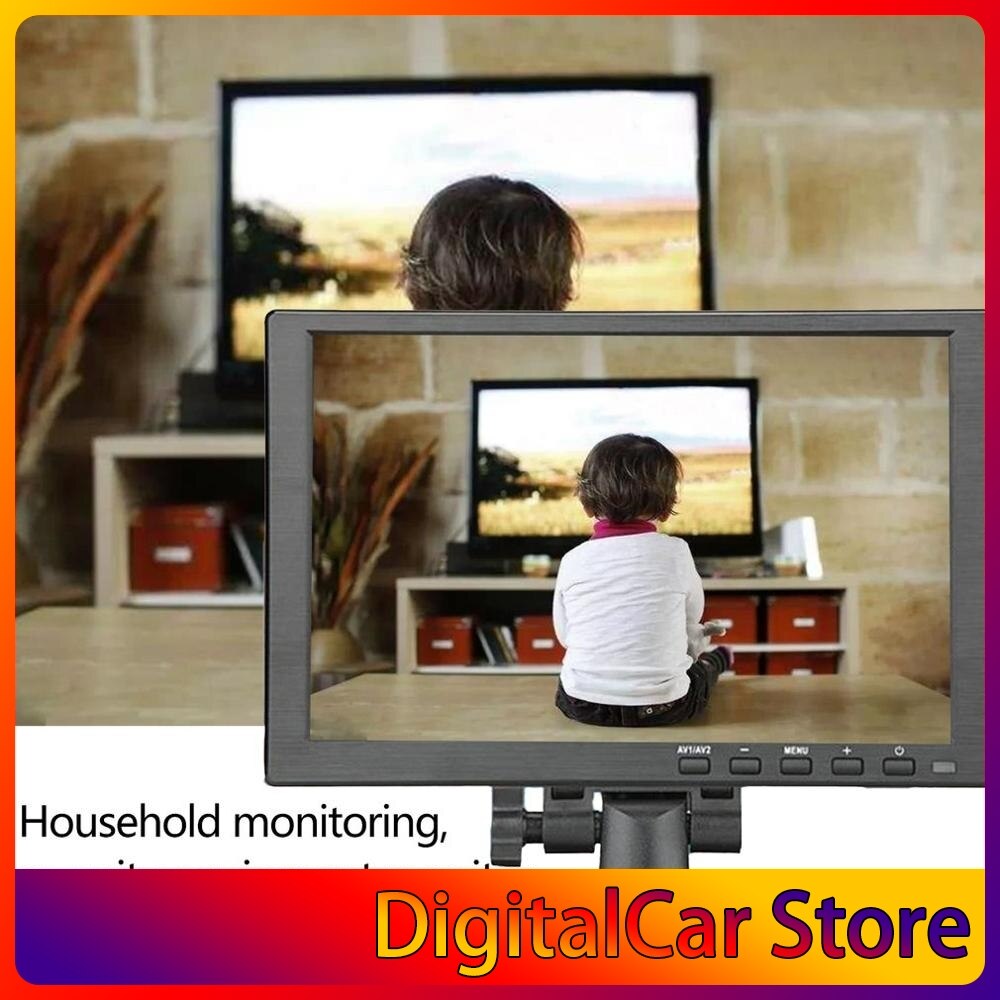 10 Inch Draagbare Monitor Hdmi 1920X1080 Hd Ips Display Computer Led Monitor Met Lederen Case Voor PS4 Pro/Xbox/Telefoon