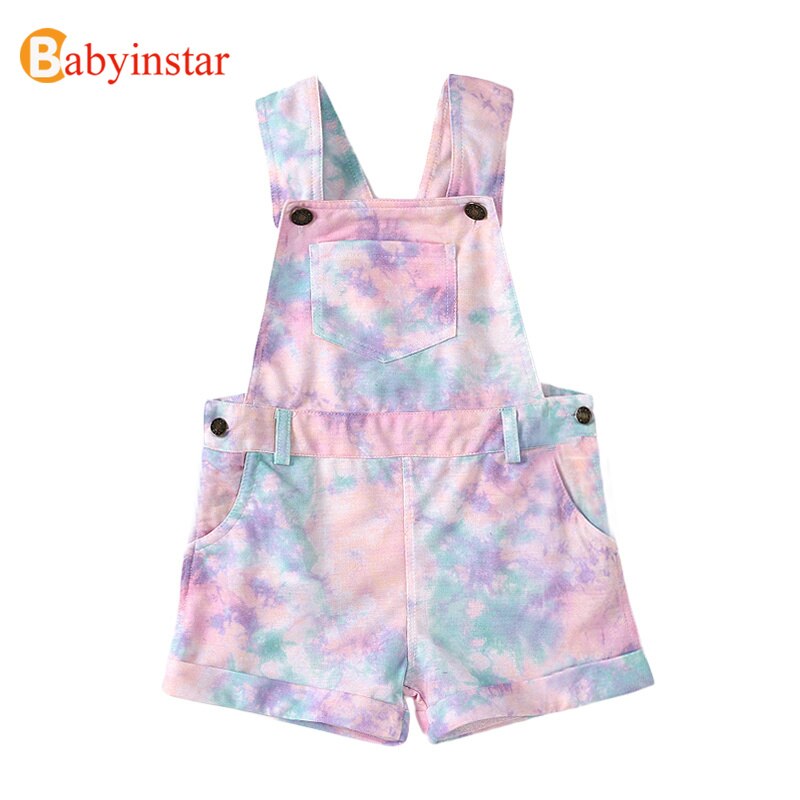 Babyinstar Baby Girls Clothing Printed Overalls Toddler Children's Clothing Kids Toddler Girls Jumpsuit