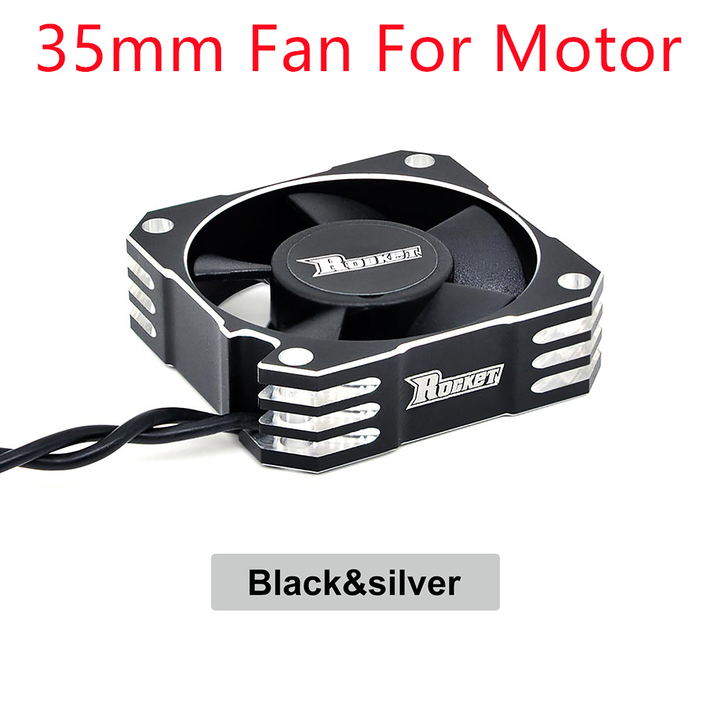 Rocket RC Fan 25mm 30mm 35mm 40mm 50mm SURPASS HOBBY Heat Dissipation Cooling Fan for for 1/10 1/8 RC Car Brushless Motor: Lavender