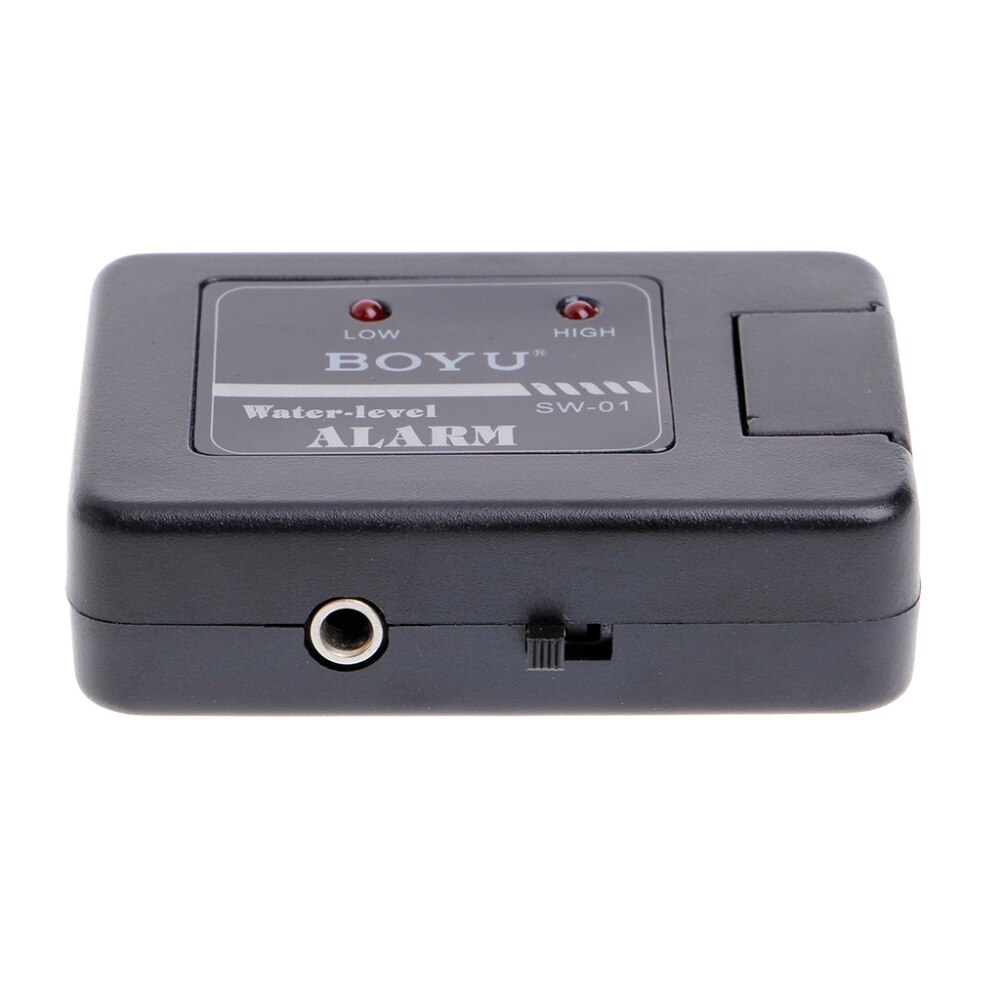 High/Low Water Level Alarm With Probe Splitter Cable For Fish Tank Aquarium Supplies Black C42