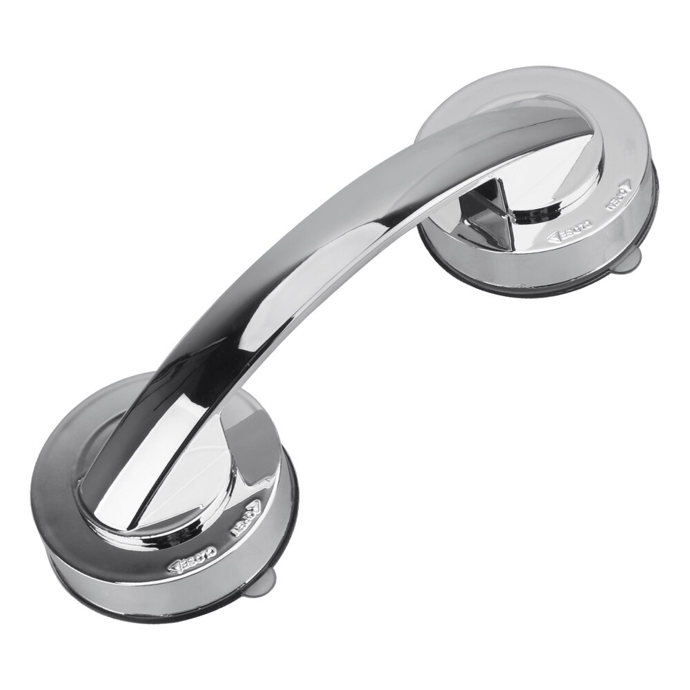 Badkamer Sterke Vacuüm Zuignap Handvat Anti-Slip Ondersteuning Helpende Grab Bar Voor Ouderen Veiligheid Leuning Bad Douche Grab bar: Silver L
