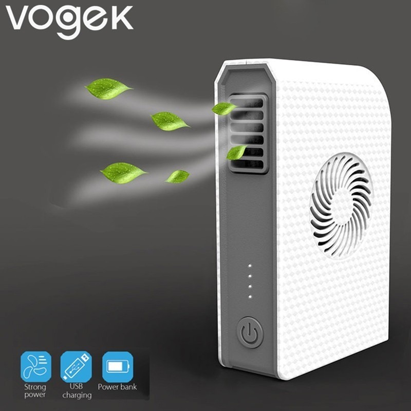 Vogek 2-In-1 6000Mah Power Bank Met Mini Airconditioner Draagbare Powerbank Externe Batterij Station Charger voor Multifunctionele