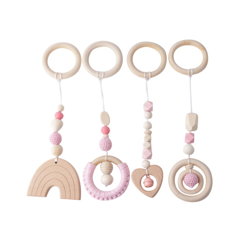 Leuke Cartoon Baby Bijtring Food Grade Tandjes Bijtring Speelgoed Diermodel Bijtring Diy Ketting Baby Speelgoed Nieuw