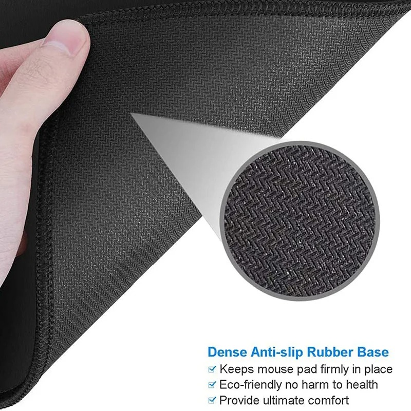 Persian Carpet Computer Laptop Mouse Pads Mysterious Decorative Desk Mats Washable Non-Slip Rubber Base with Precision Lock Edge