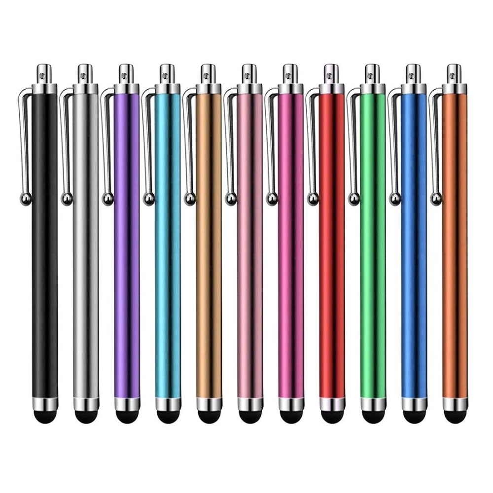5pcs 10 Pcs Metal Tablet Pen Met Pen Clip Stylus Pen Touch Screen Voor Tablet PC voor iPhone iPad capacitieve Stylus Pen