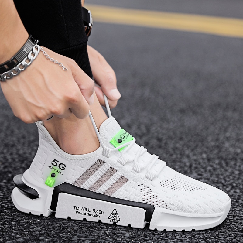 Menn joggesko utendørs lys solf uformelt joggesko til menn våren leiligheter sko zapatillas hombre menn joggesko merke