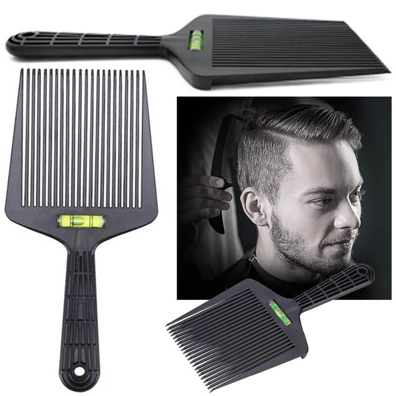 1Pc Flat Top Guide Comb Level Flat Topper Straight Hair Cut Barbers Salon Combs Hair Comb Hair Styling Tools