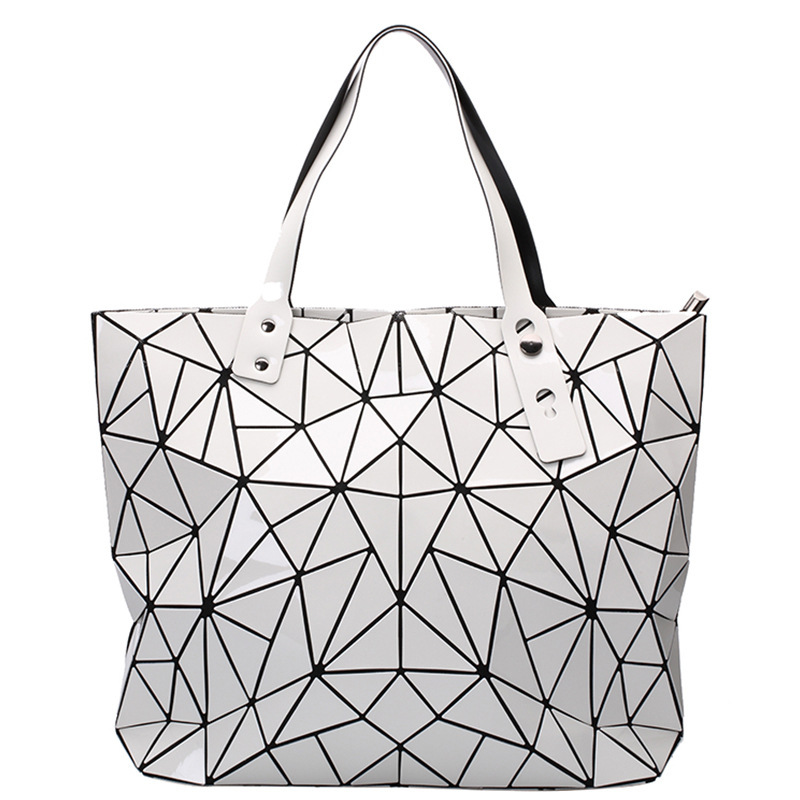 sac a main Bao Tassen Voor Vrouwen Fashoin Top-Handvat Tassen Hologram Schoudertas Tote Kleine Keten crossbody Tassen bolso mujer: white