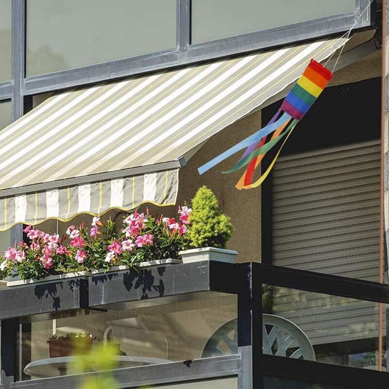 Regenboog Windzak Vlag, Waterdichte VS-vlag Windzak Outdoor USA Regenboog Windzak Vlag, Waterdichte VS-vlag Windzak Outdoor USA