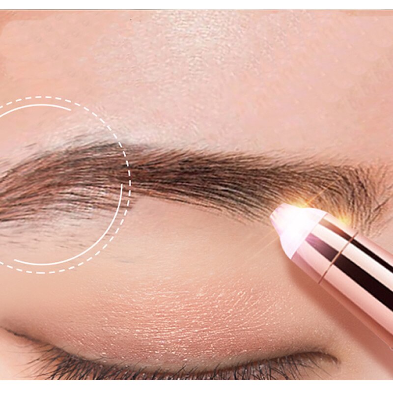 Elektrische Wenkbrauw Trimmer Pen Haar Remover Wenkbrauw Scheermes Multifunctionele Epilator Pijnloos Eye Brow Trimmer Gezicht Scheerapparaat