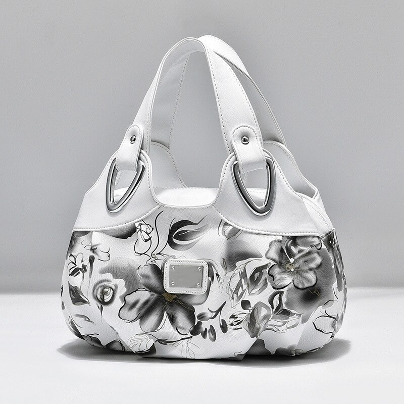 Sac à bandoulière en cuir pour femmes, sac à main de styliste de de luxe avec imprimé de fleurs, bonne , 2022: 11