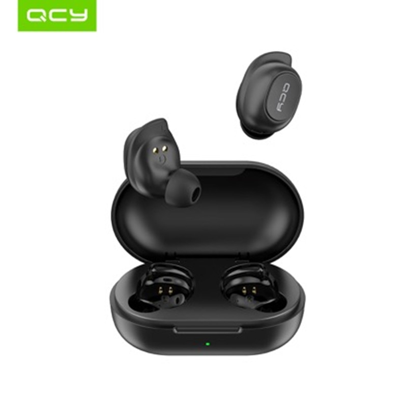 Qcy T9S Tws Mini Bluetooth Hoofdtelefoon Oortelefoon Stereo Draadloze Oordopjes Met Exclusieve App Beschikbaar