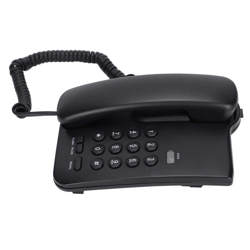 Thuis Vaste Telefoon Wandmontage Telefoon Desktop Snoer Vaste Telefoon Met Herhalen Inkomende Oproep Indicator Voor Home Office Hotel