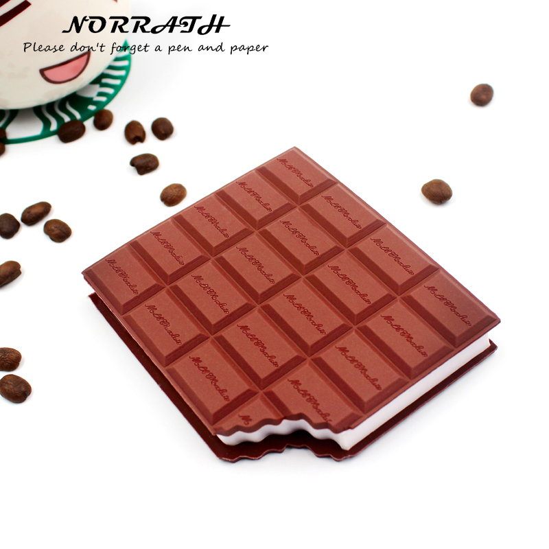 Kawaii czekoladowy notatnik śliczne biurowe wygodne NotebookPost to biuro szkolne akcesoria biurowe prezent dla dzieci