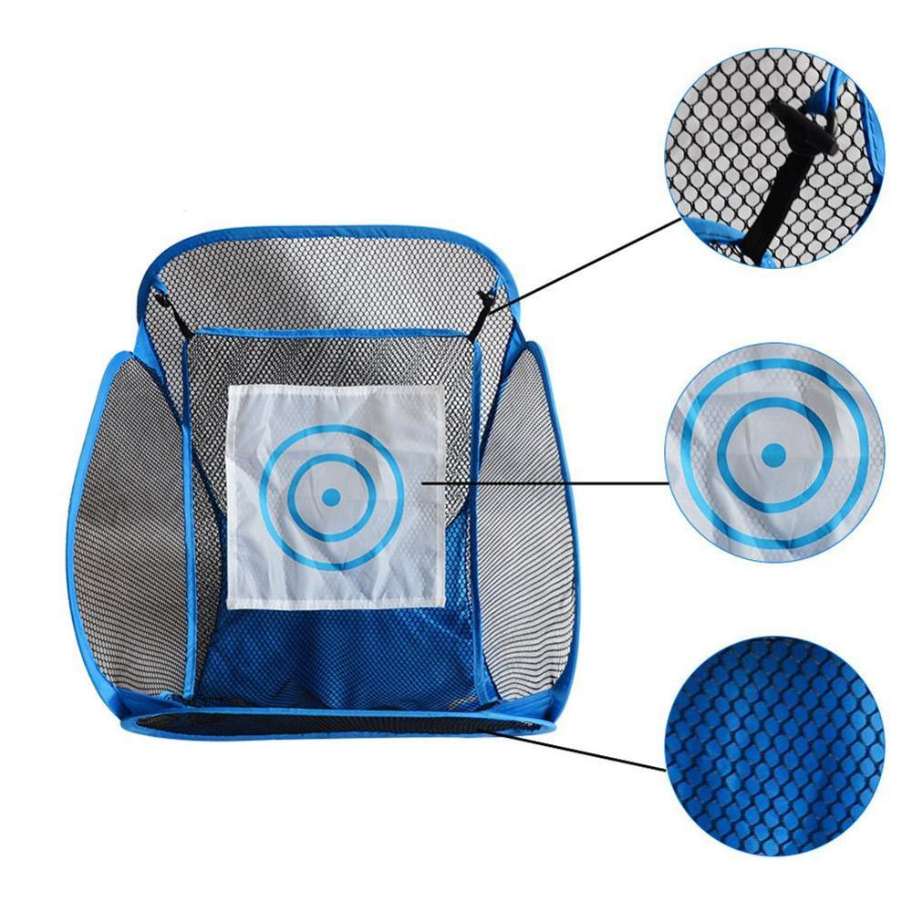 Chipping øvelse net golf net bærbar sammenfoldelig græsplæne skærestang begyndere øve baggård træning hjælpemidler pitching bur swing