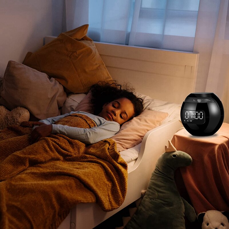 Wekker Bluetooth Luidspreker, Digitale Wekker, Touch Control Met Led Display, ondersteuning 7 Kleurrijke Light Usb Charger
