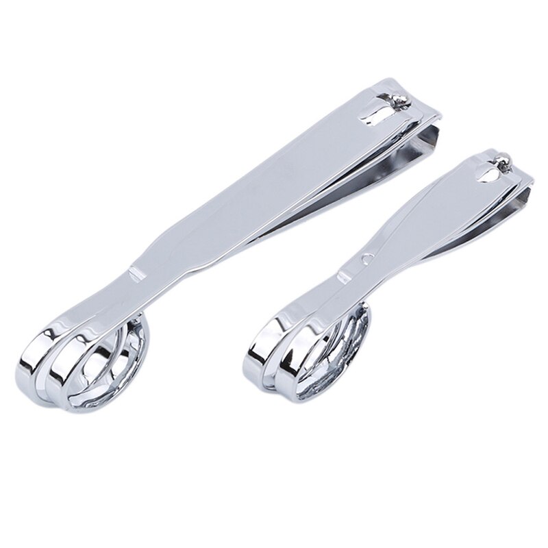 Finger Toe Nail Cutter Clipper Straight & Curved Edge Scissor Stainless Steel Manicure Tool Nail Scissors Tools 1Pc