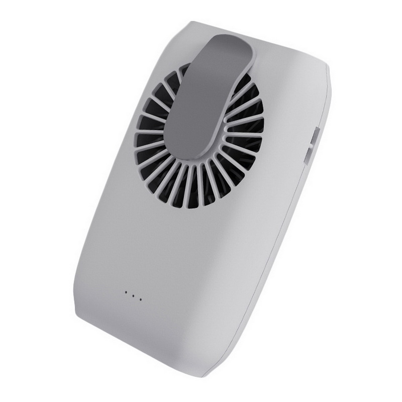 Hængende talje fan usb klimaanlæg hængende hals ventilator mini håndholdt multifunktion bærbar desktop lille ventilator: G298485a