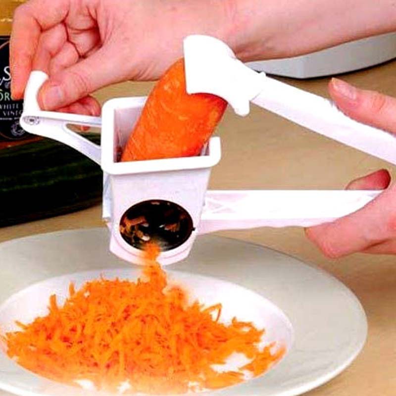 Multifunctionele Hand Roterende Kaasrasp Rotary Gember Slicer Raspen Keuken Gadget 99 XH8Z