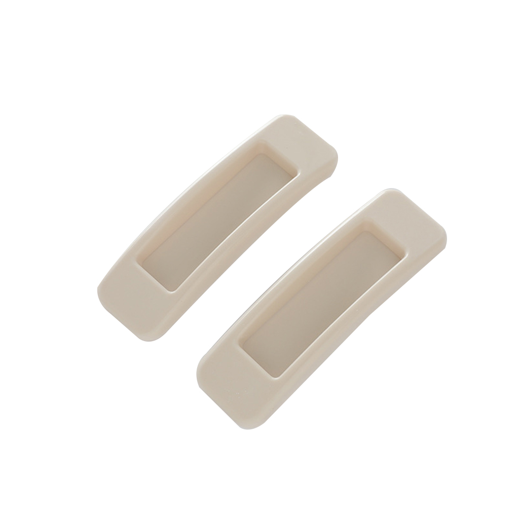 2pcs/set Self-adhesive Plastic Sliding Door Pull Window Handle Cupboard Cabinet Kitchen Drawer Knobs Newst: 3