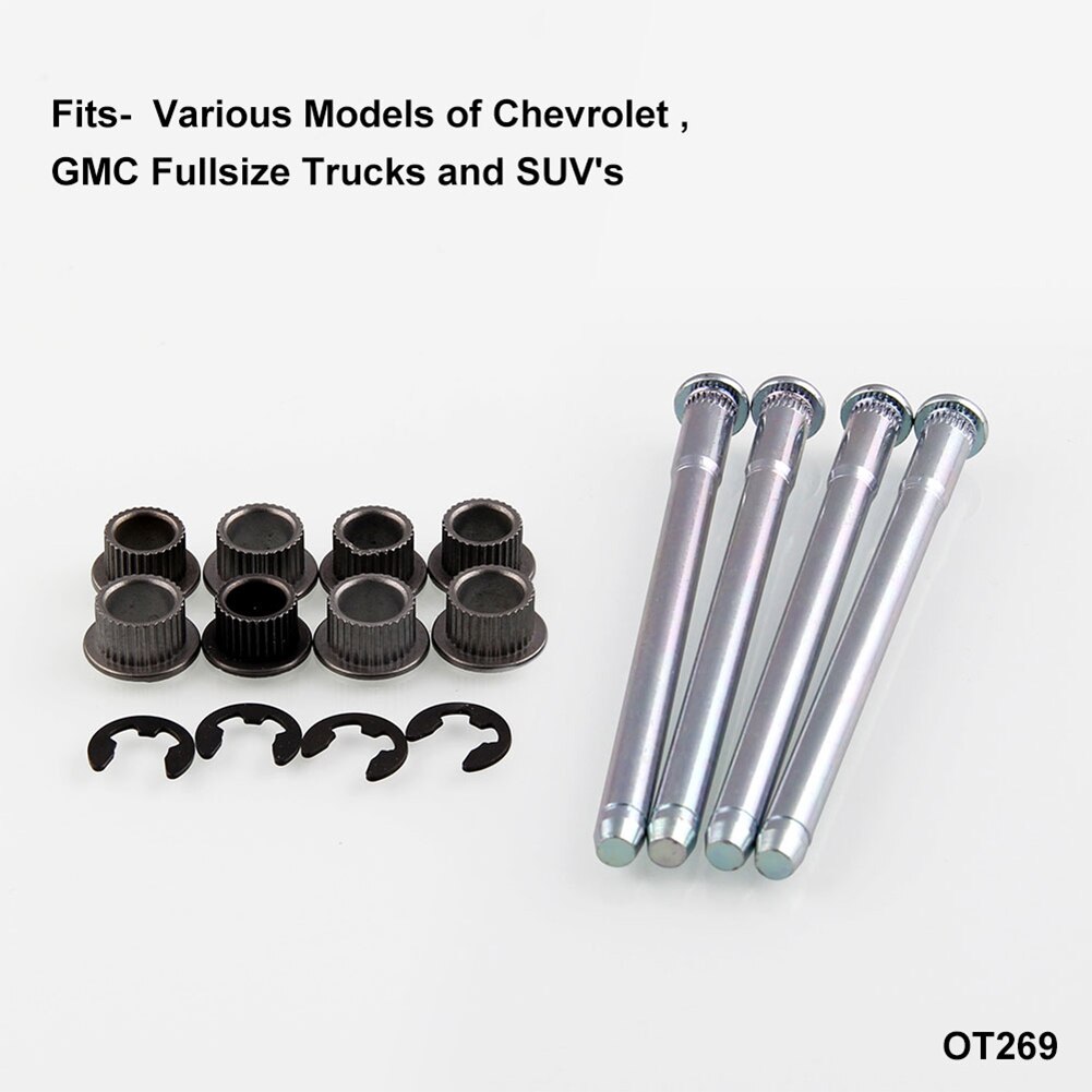 Kit de réparation de manchon de charnière de porte de Modification de voiture pour Chevrolet K2500 bonne conductivité thermique de banlieue empêchent le désalignement