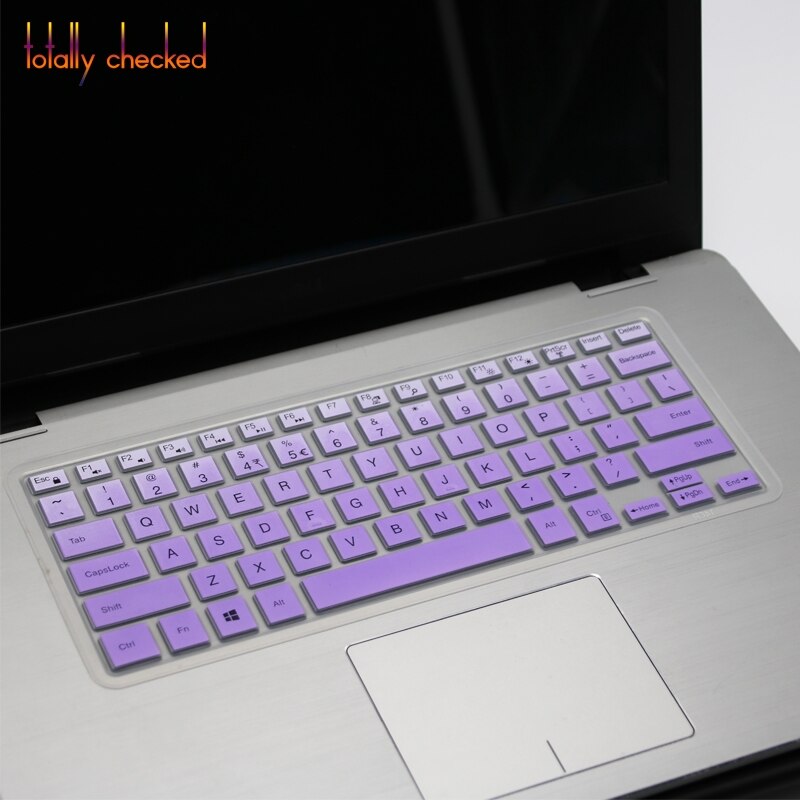 for Dell Inspiron 14 inch 5000 Series 5488 5482 5485 5481 5455 5447 i5379 i5482 i5481 i5485 laptop keyboard cover skin: fadepurple