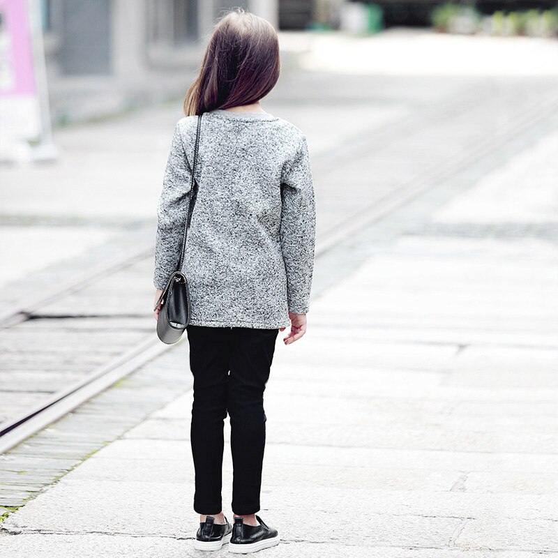 Maglione per Le Ragazze Scherza Il Bambino Girsl Maglie E Maglioni Pullover per L'inverno Autunno 2018 Vestiti Carino Gufo in Caldo Pile Foderato con La Chiusura Lampo
