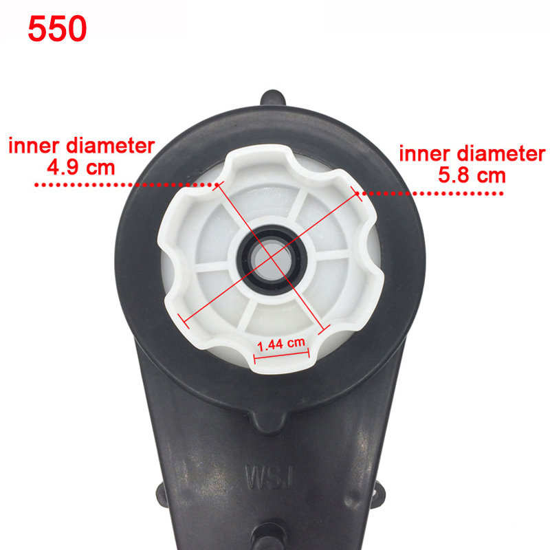 Boîte de vitesses de voiture électrique pour enfants avec moteur 12V DC, moteur de voiture pour enfants 550 et 390, moteur à grande vitesse pour voiture télécommandée