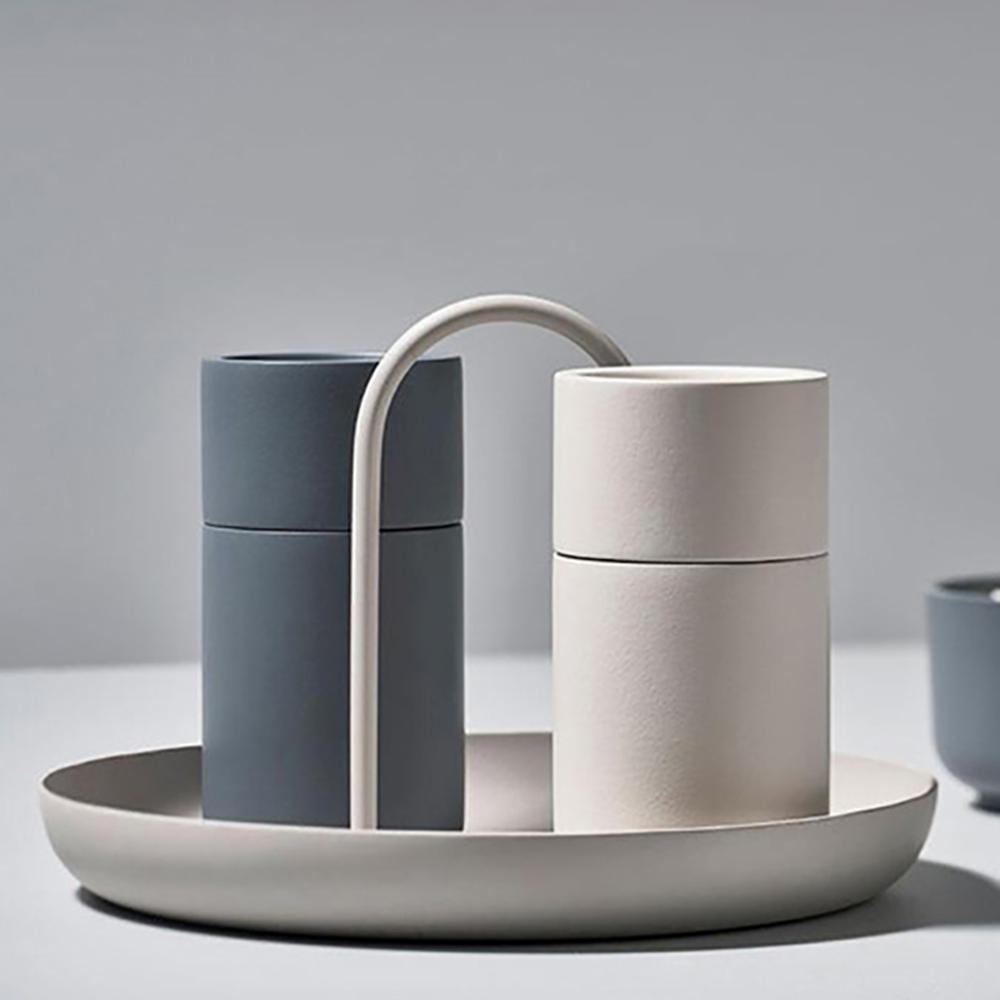 nordisch Schreibtisch Ablage Kunststoff Runde Schmuck Tabletts Wohnzimmer Tabletts Lagerung Kleinigkeiten Tablett Mit Griff Wohnkultur