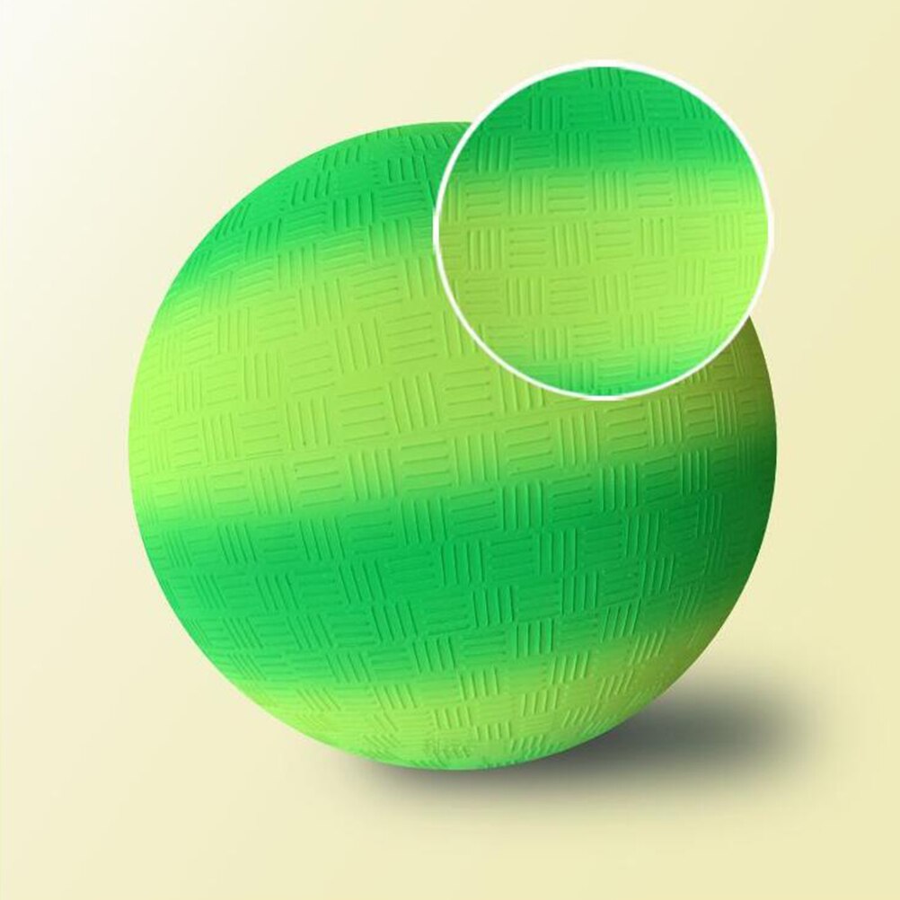 1PC 8.5 pouce antidérapant arc-en-ciel balle PVC sport jouer balle Kickball battement balle enfants jouet pour intérieur extérieur aire de jeux