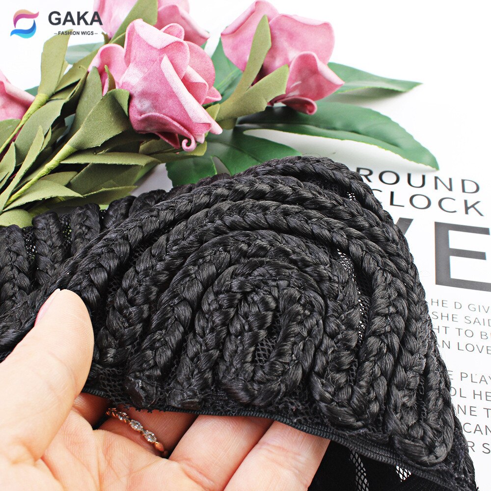 Black Braids Hair Nets for Making and Weaving Wigs 1pc Women Elastic Lace Small Braid Wig Net for Dreadlock