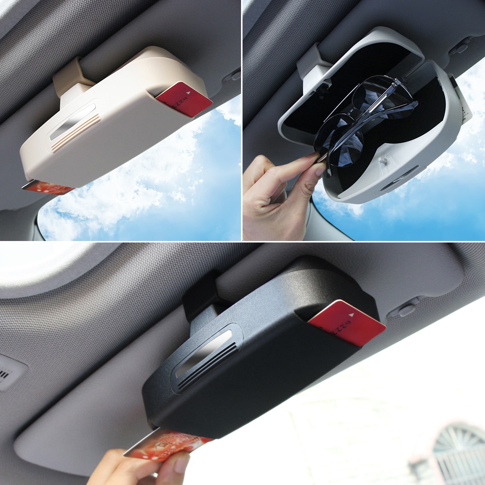 Auto Glazen Doos Opslag Houder Zonnebril Case Voor Renault Kangoo Dacia Scenic Megane Sandero Captur Twingo Modus Koleos