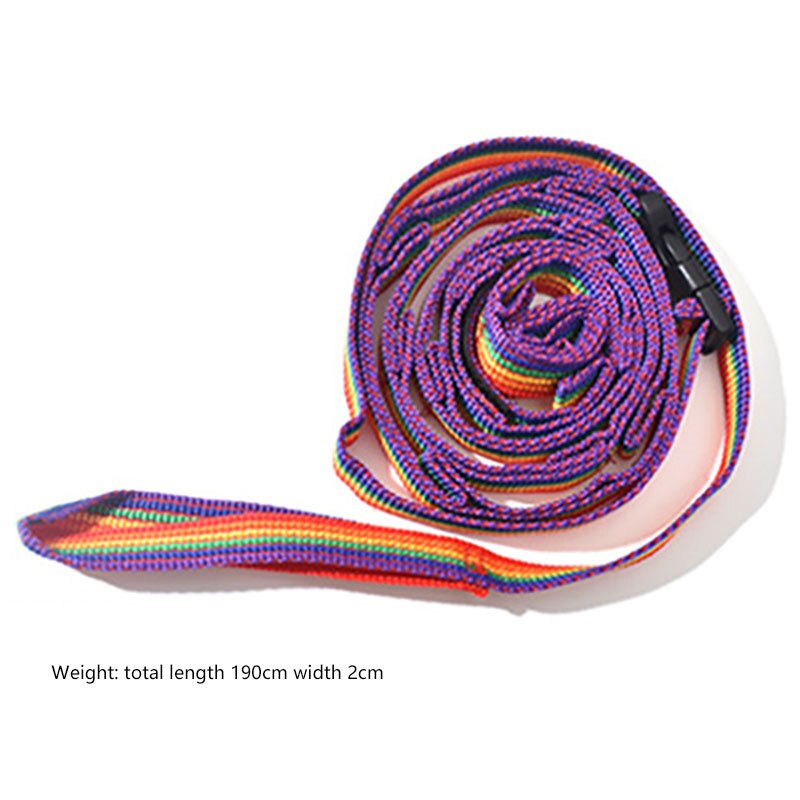 Outdoor Camping Tent Storage Lanyard Picnic Clothesline Rainbow Strap Durable Adjustable Long Bundled Rope Tent Rope Accessories