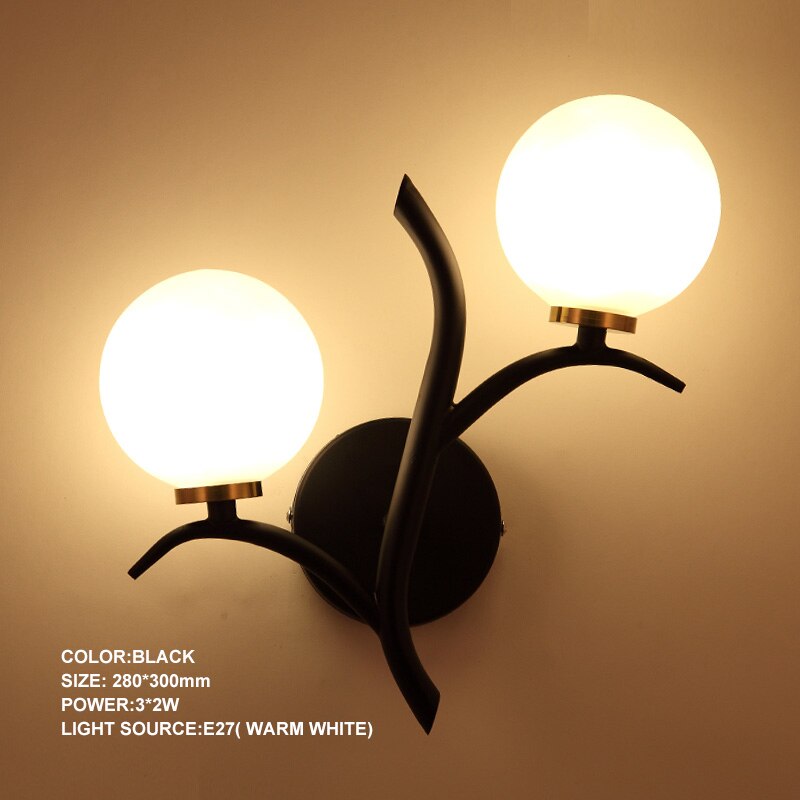 Decoratieve Nordic Blaker Wandlampen Met Glazen Kap Thuis Indoor Nachtkastje Led Wandlamp Hout Night Verlichting Armaturen G4