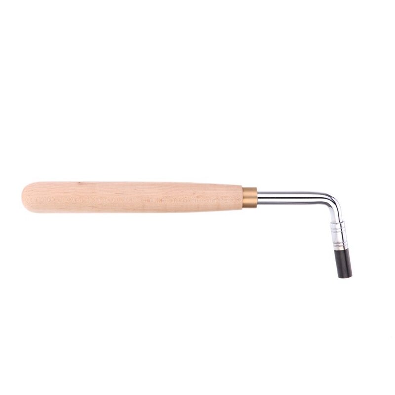 Pianostemmer instrumentset sleutel voor pianostemmen, met vierkante kop, vernikkeld