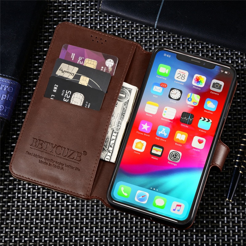 Leather Case for Asus Zenfone 2 ZE551ML ZE550ML Z008D Z00AD Z00ADA Z00ADB Cover Case Wallet Flip Coque Card Slot Soft Coque