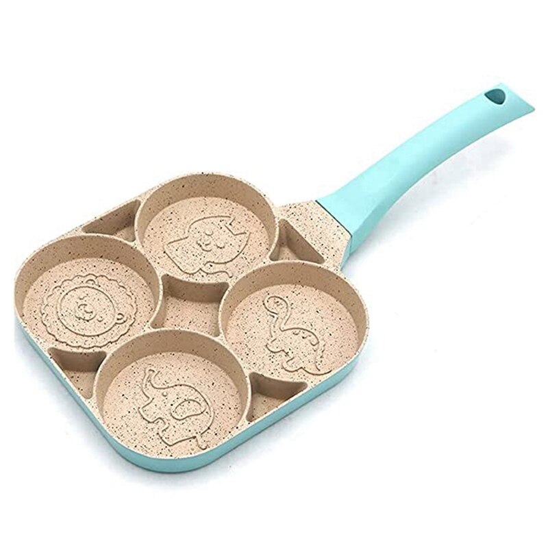 Children's Pancake Maker, Pancake Pan, Waffle Omelette Pan, Baking Tool: Blue