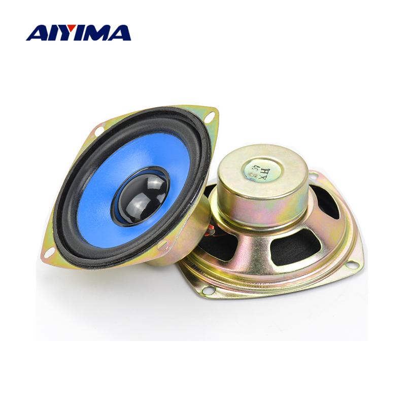 AIYIMA 2Pcs 3Inch Full Range Speakers 4 Ohm 5W Portable Sound Speaker Anti-Magnetic Stereo LCD TV Computer Loudspeaker