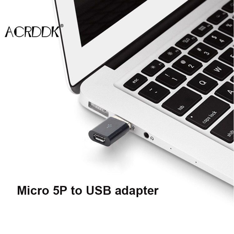 USB Male to Micro USB Female OTG Adapter Converter Data Charger for Phone Tablet PC FL