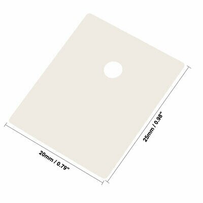 200 Uds placas de Mica para horno microondas pieza de reparación 20mm x 25mm x 0,07mm