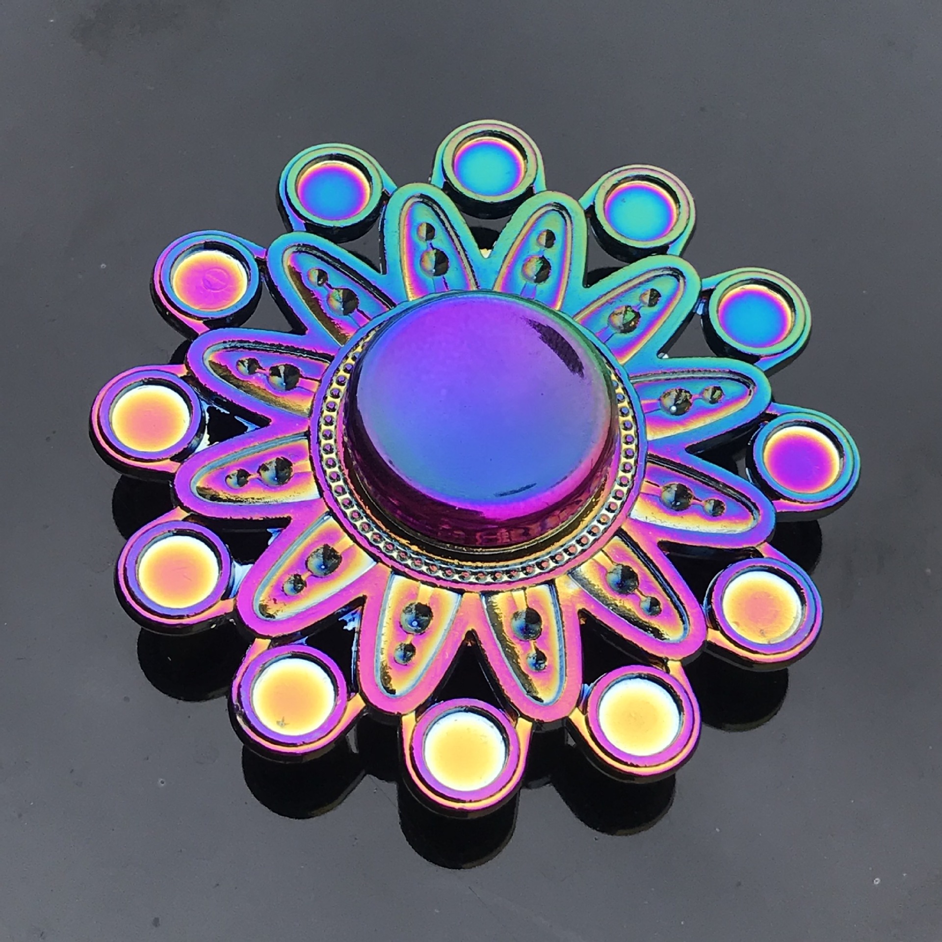 Ręcznie Spinner biuro człowiek okrągły Gyro uśmierzenie lęku stres EDC Focus spinner ręczny zabawki dla dzieci Spinners: Q36
