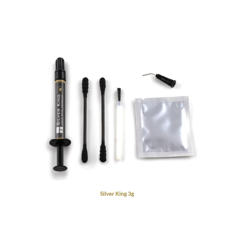 pasta di grasso al silicone termico Thermalright 79w/m-k composto di metallo liquido per PC CPU più fresco dissipazione di calore 1g 3g d'argento re: argento King 3g