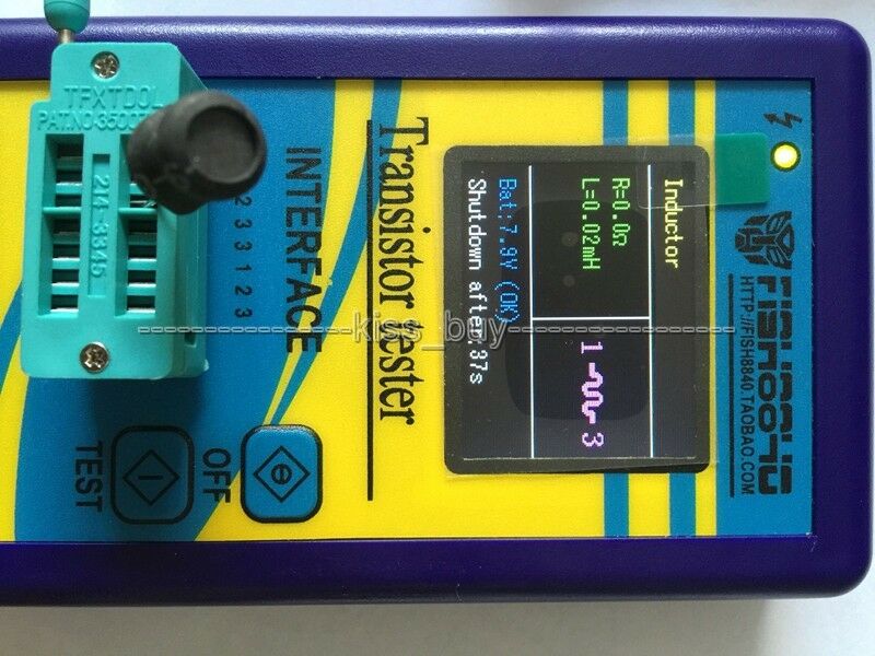 DYKB TFT LCD Transistor Tester Diode Thyristor Capaciteit Weerstand Inductie MOSFET ESR LCR Meter NPN MOSFET
