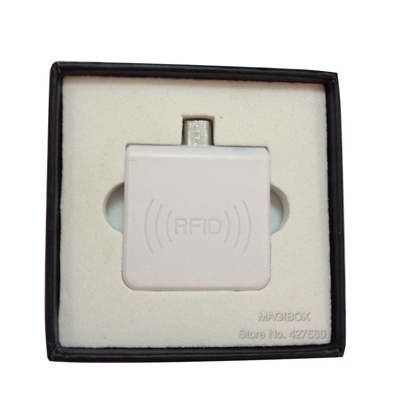 13.56MHz Mini RFID Reader Mobile Phone NFC IC Card Reader mirco usb Interface Support Android System