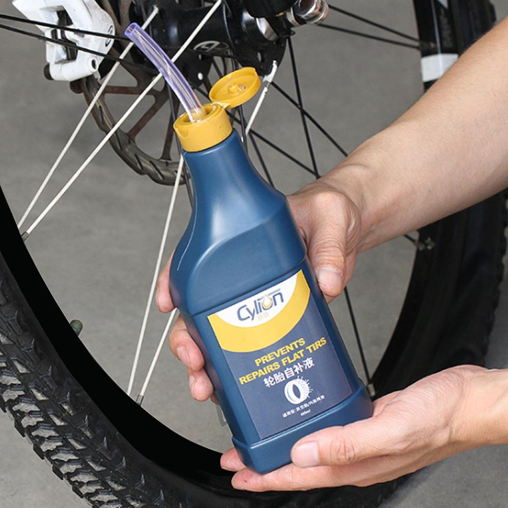 400Ml Bike Tire Kit Band Reparatie Sealer Elektrische Voertuig Self-Bijvullen Band Reparatie Tool Voor Voorkomen Lekke Band