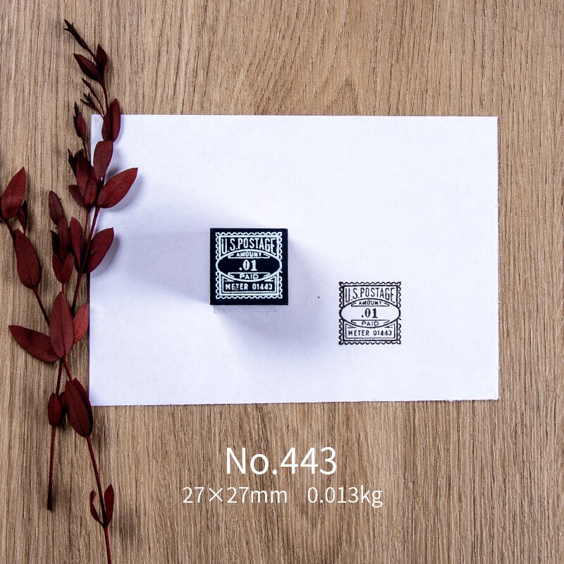 Vintage Stempel Collection Poststempel Label Houten Stempels Voor Scrapbooking Handgemaakte Kaart Diy Stempel Fotoalbum Craft